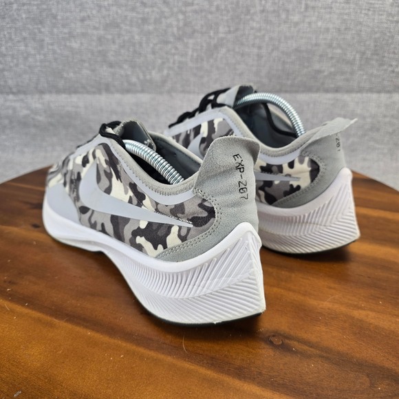 Nike Zoom Fly 5 Men's Running Shoes Camo Gray White Black Size 10.5 A03093-100 - Picture 12 of 14
